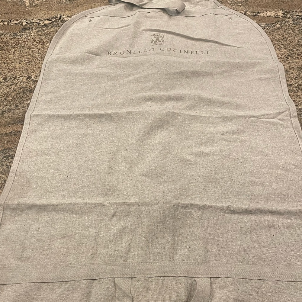 Large Brunello Cucinelli Designer Garment Bags.